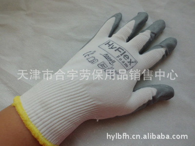 【美國 Ansell 11-800 通用發泡丁晴手套】價格,廠家,圖片,防護手套,天津市合宇勞保用品銷售中心-